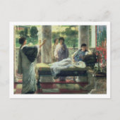 Alma-Tadema | Catullus Lesen seine Gedichte Postkarte (Vorderseite)