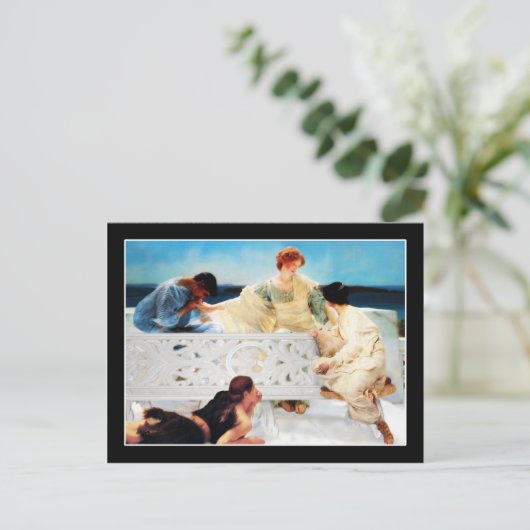 Alma-Tadema Composite Mangel an Privatsphäre Postkarte (Stehend Vorderseite)