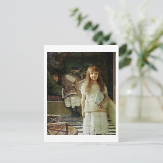 Alma-Tadema | Das ist unsere Ecke, 1873 Postkarte (Stehend Vorderseite)