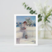 Alma-Tadema | Das Jahr findet im Frühjahr statt Postkarte (Stehend Vorderseite)