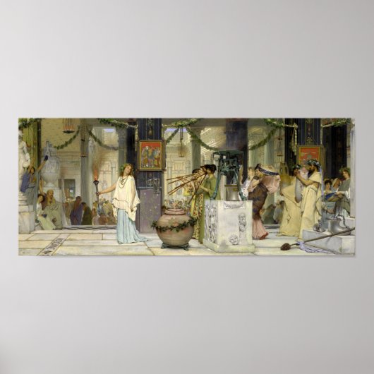 Alma-Tadema - Das Vintage Festival Poster (Vorne)