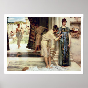 Alma-Tadema   der Frigidarium, 1890 Poster