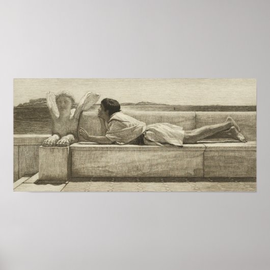 Alma-Tadema - Der Stille Ratgeber 1878 Poster (Vorne)