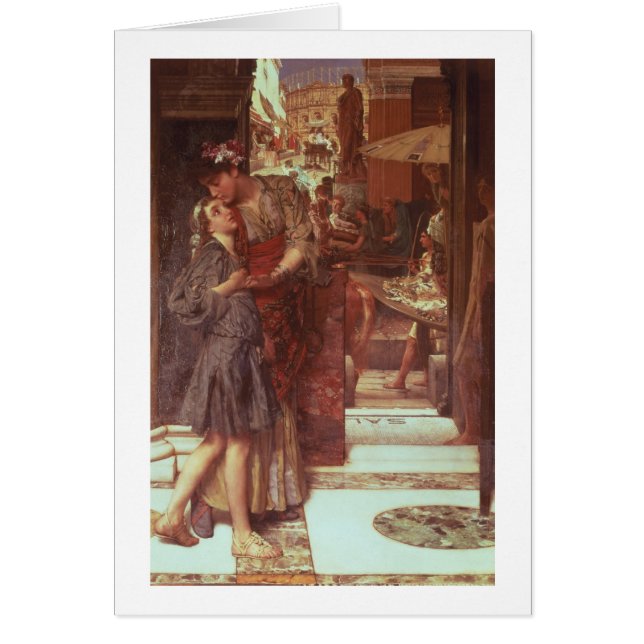 Alma-Tadema | die Abfahrt, 1880 (Vorne)