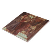Alma-Tadema | die Abfahrt, 1880 Fliese (Seite)