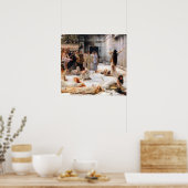 Alma-Tadema - Die Frauen von Amphissa, Details Poster (Küche)