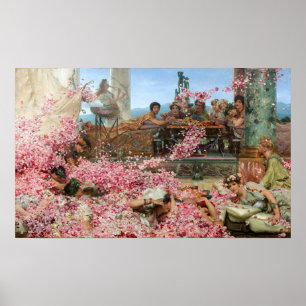 Alma-Tadema - Die Rose von Heliogabalus Poster