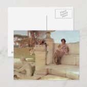 Alma-Tadema | Die Stimme des Frühlings, 1908 Postkarte (Vorne/Hinten)
