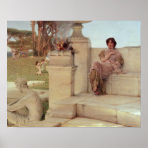 Alma-Tadema   die Stimme von Spring, 1908 Poster