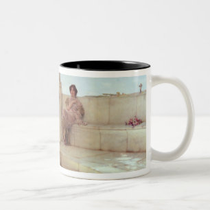 Alma-Tadema   die Stimme von Spring, 1908 Zweifarbige Tasse