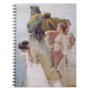 Alma-Tadema ein Coign von günstigem, 1895 Notizblock
