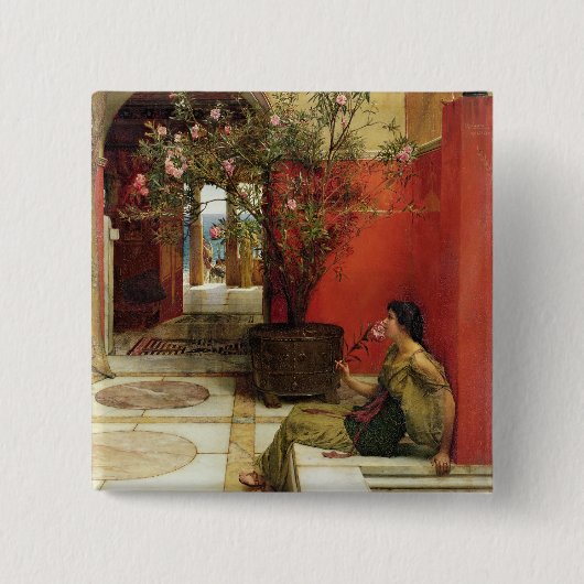 Alma-Tadema | ein Oleander, 1882 Button (Vorderseite)