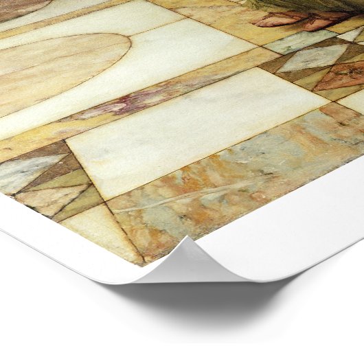 Alma-Tadema | Ein Oleander, 1882 Poster (Ecke)