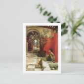 Alma-Tadema | Ein Oleander, 1882 Postkarte (Stehend Vorderseite)