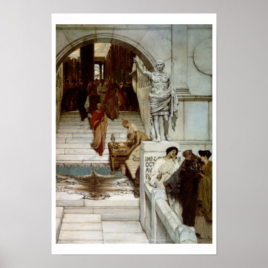 Alma-Tadema | Ein Publikum bei Agrippa's, 1875 Poster (Vorne)