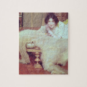 Alma-Tadema   ein Zuhörer: Die Bärn-Wolldecke, Puzzle