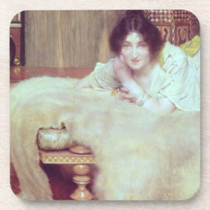 Alma-Tadema ein Zuhörer: Die Bärn-Wolldecke, Untersetzer