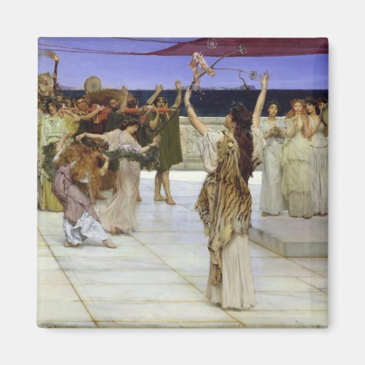 Alma-Tadema | Eine Verpflichtung zu Bacchus Magnet (Vorne)