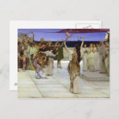 Alma-Tadema | Eine Verpflichtung zu Bacchus Postkarte (Vorne/Hinten)