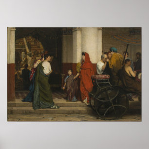 Alma-Tadema - Eingang zum Theater Poster