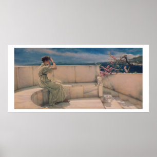 Alma-Tadema   Erwartungen, 1885 Poster