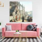 Alma-Tadema | Faust und Marguerite, 1857 Leinwanddruck (Insitu (Wohnzimmer))