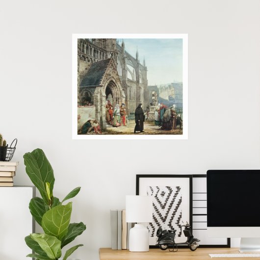 Alma-Tadema | Faust und Marguerite, 1857 Poster (Heimbüro)