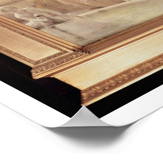 Alma-Tadema | Flüsternummer, 1896 Poster (Ecke)