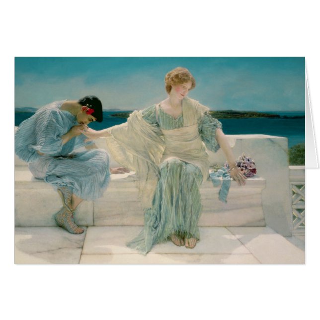 Alma-Tadema | Frag mir nicht mehr, 1906 (Vorderseite (Horizontal))