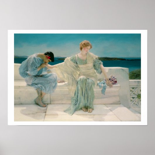Alma-Tadema | Frag mir nicht mehr, 1906 Poster (Vorne)