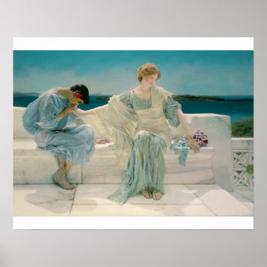 Alma-Tadema | Frag mir nicht mehr, 1906 Poster (Vorne)