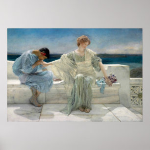 Alma-Tadema - Frag mir nicht mehr Poster
