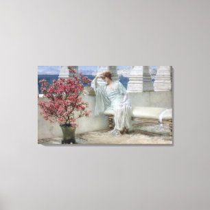 Alma-Tadema   ihre Augen sind mit ihrem thoughts Leinwanddruck