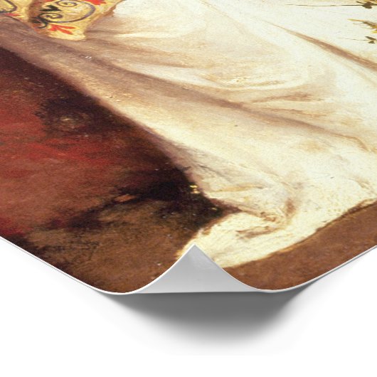 Alma-Tadema | In Peristylum, 1866 Poster (Ecke)