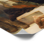 Alma-Tadema - Lesen von Homer Poster (Ecke)