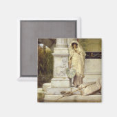 Alma-Tadema | Roman Fisher Girl, 1873 Magnet (Vorderseite/Rückseite)