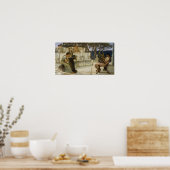 Alma-Tadema - Sappho und Alcaeus Poster (Küche)