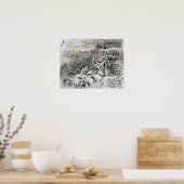 Alma-Tadema - Sinking Steamship und Neptun in Wa.. Poster (Küche)