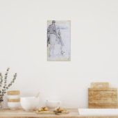 Alma-Tadema - Statue von Marcus Aurelius Poster (Küche)