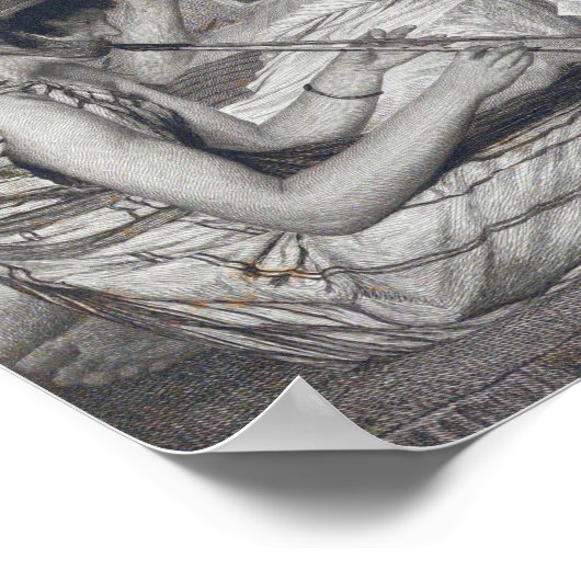 Alma-Tadema - The Siesta 1881 Poster (Ecke)