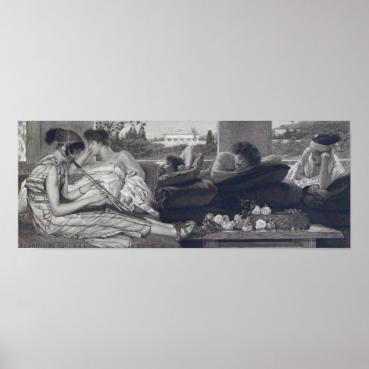 Alma-Tadema - The Siesta 1881 Poster (Vorne)