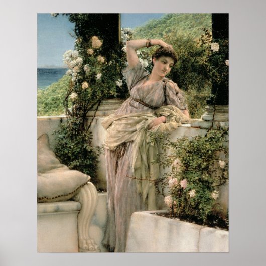 Alma-Tadema | 'Thou Rose of All the Roses', 1885 Poster (Vorne)