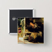 Alma-Tadema | willkommene Schritte, 1883 Button (Vorne & Hinten)