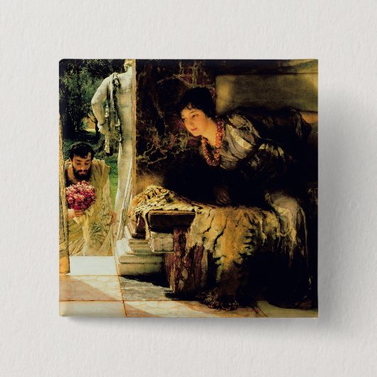 Alma-Tadema | willkommene Schritte, 1883 Button (Vorderseite)