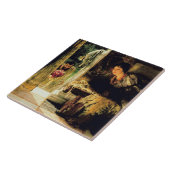 Alma-Tadema | willkommene Schritte, 1883 Fliese (Seite)