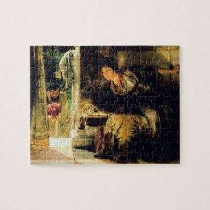 Alma-Tadema willkommene Schritte, 1883 Puzzle