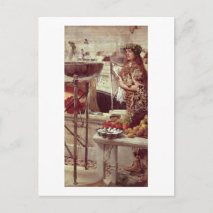 Alma-Tadema   Zubereitungen im Kolosseum, 1912 Postkarte