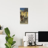 Alma-Tadema - zwischen Venus und Bacchus Poster (Heimbüro)