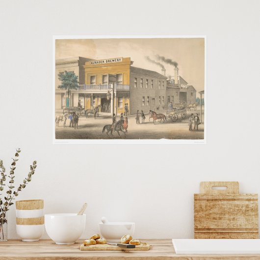 Almaden Brewery (0017B) Poster (Küche)