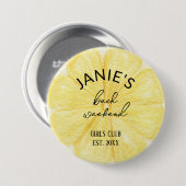 Almafi Lemon Junggeselinnen-Abschied | Bridal Butt Button (Vorne & Hinten)